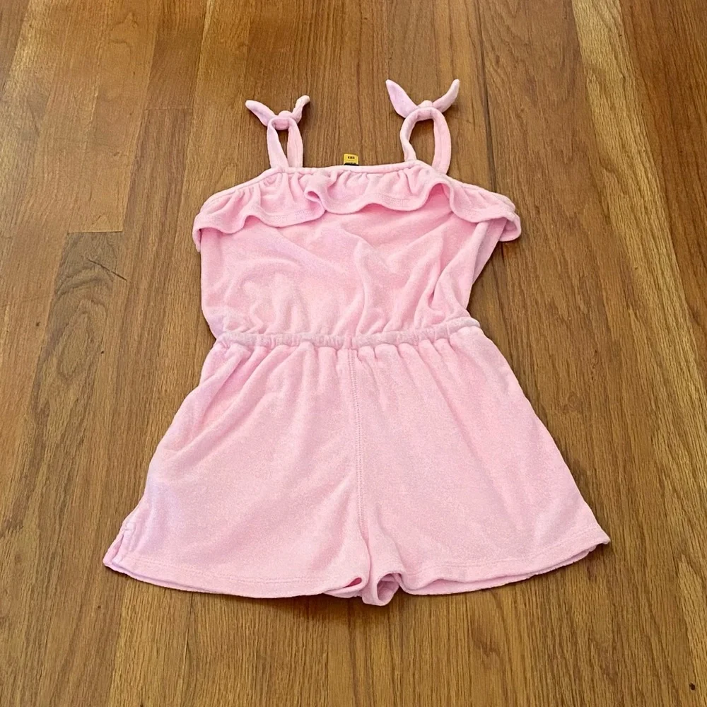 Ralph Lauren Pink Terry Romper